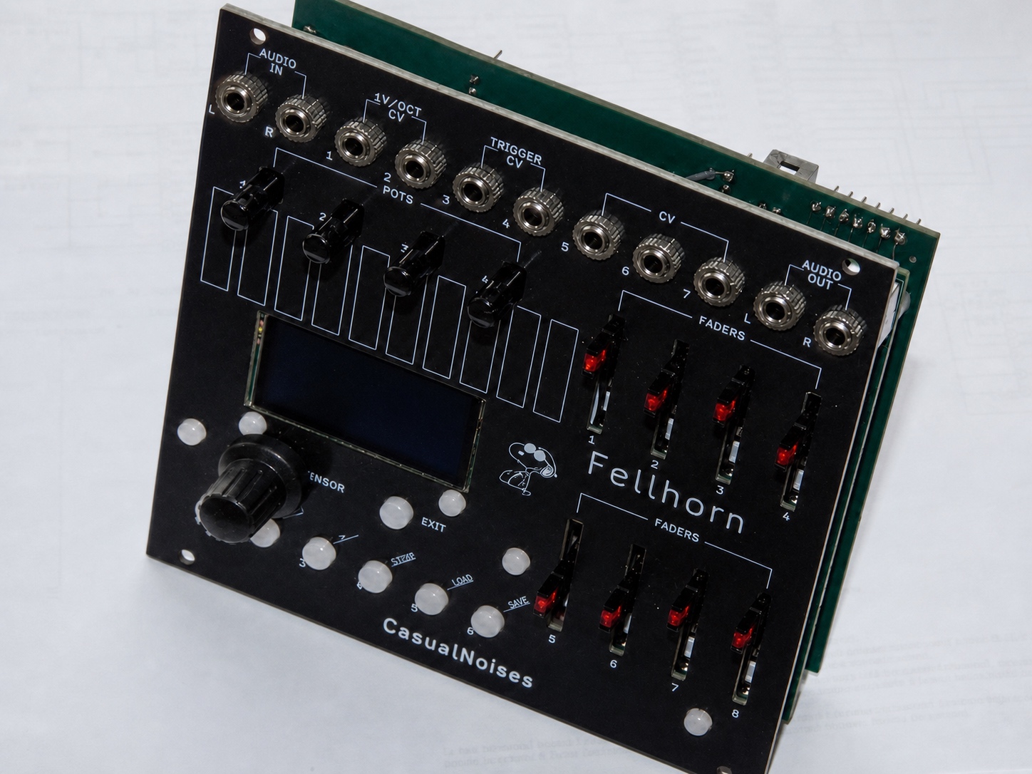 The Fellhorn Eurorack module.